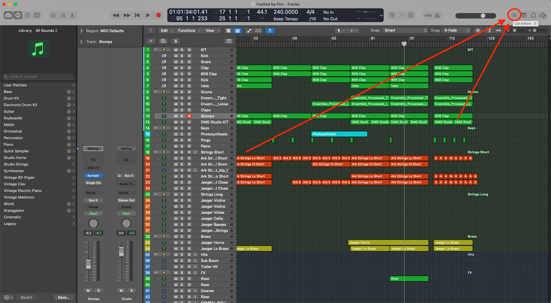 how to change the tempo in logic pro x