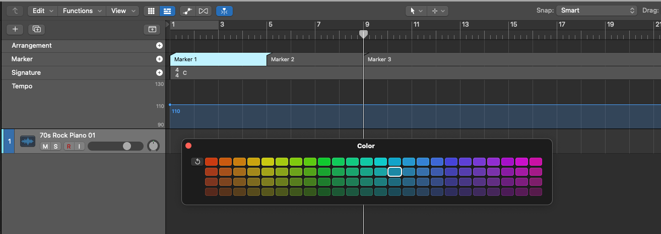 How Do I Apply Colour To My Marker Regions - choose the colour you want the marker to be