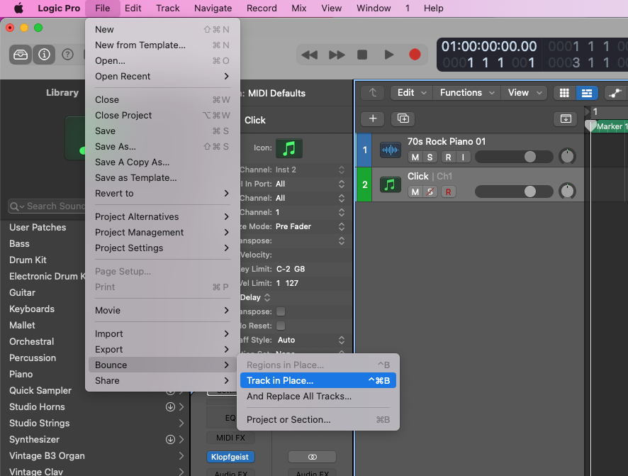 How to Create a Click Track In Logic Pro X