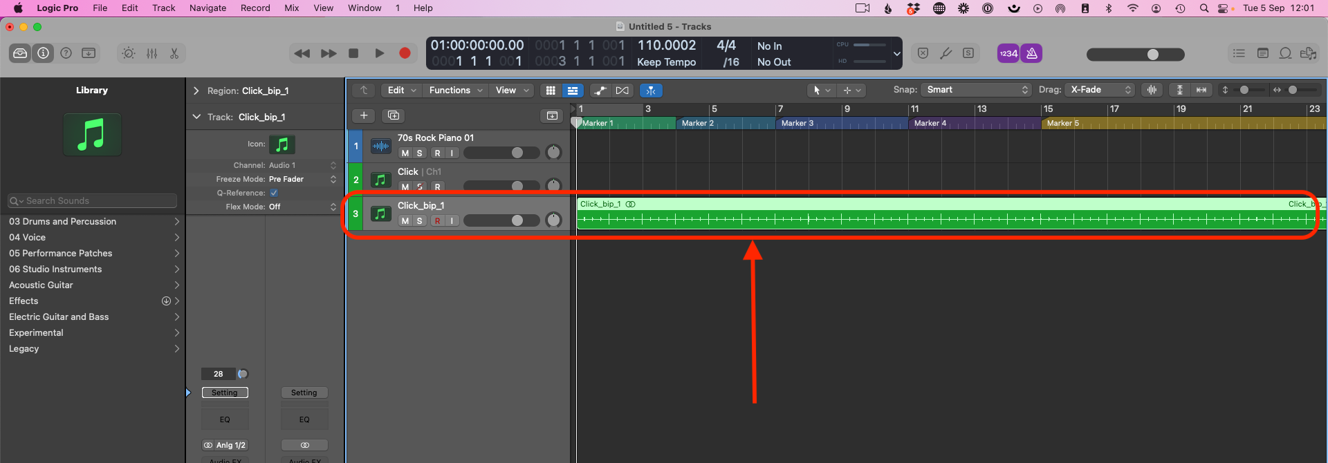 How to Create a Click Track In Logic Pro X