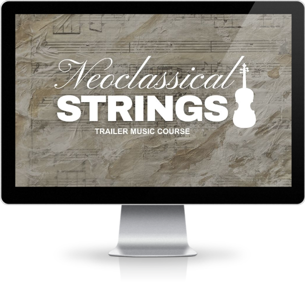 Neoclassical Strings course shown on a desktop screen